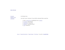 Tablet Screenshot of andy.net